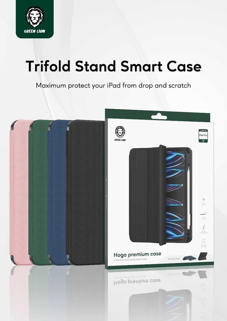 Hogo Premium Case with Pencil Holder iPad 11&quot;/10.9&quot;كفر ايباد