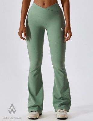 Crossover Flared Leggings