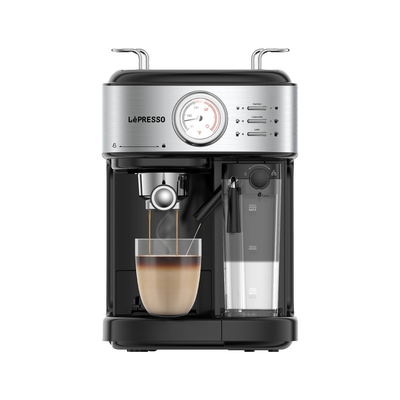 LePresso Barista Espresso Machine 3 Automatic Milk Frother &amp; Flow Meter