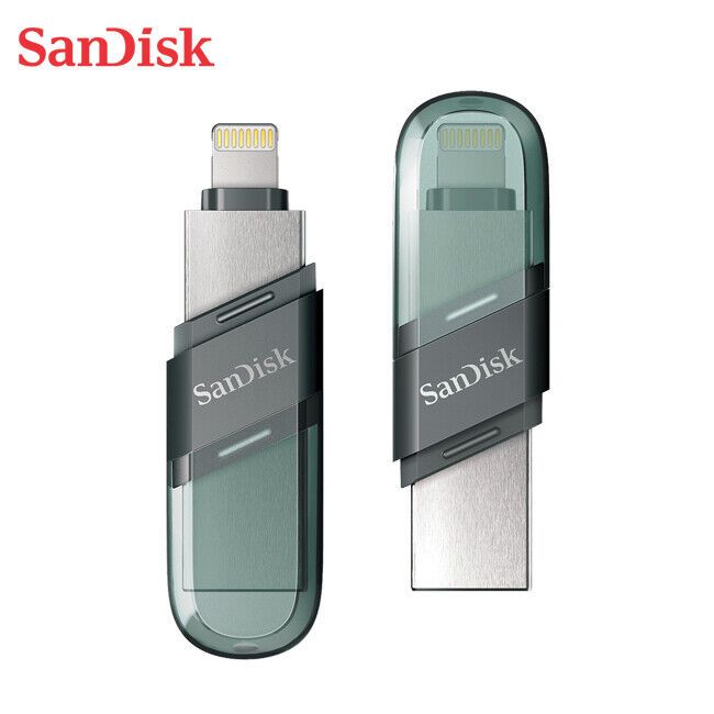 SanDisk iXpand Flash Drive – 64GB / 128GB / 256GB (Lightning + USB) فلاش ب مختلف المساحات