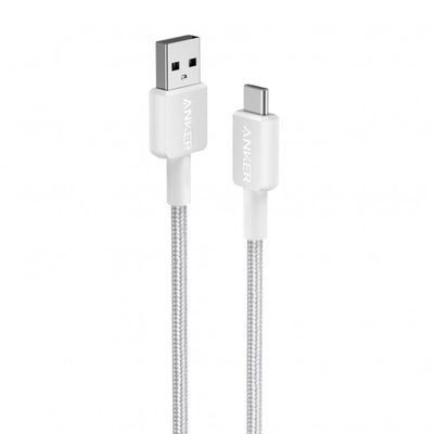 Anker 322 USB-A To USB-C Cable 0.9m/3ft Braided White