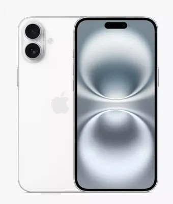 Apple iPhone 16 - 256GB - White UK هاتف آبل جديد