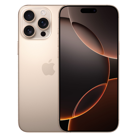 Apple iPhone 16 Pro Max – 256GB – Desert Titanium هاتف آبل جديد