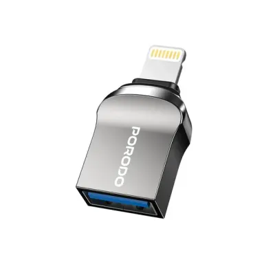 Porodo USB A to Lightning Adapter,