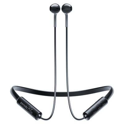 Porodo Blue ENC Neckband Apple BudsEarphones - Black