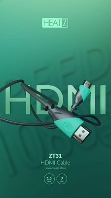 ZT31 HDMI Cable from HEATZ! The 3 meter and 5.0meter HDMI cable