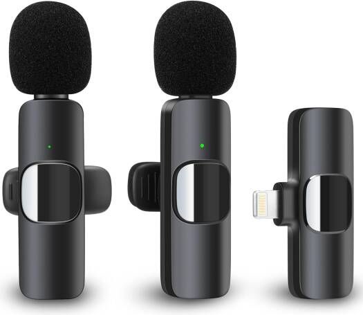 Wireless Dual Professional Wireless Lavalier Microphone