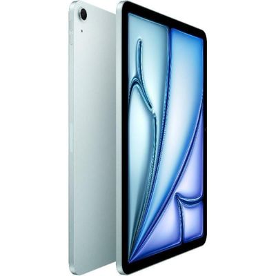 USED IPAD AIR 6 ,128GB BLUE 13 INCH ,M2 WARRANTY 6/2025 100% BATTARY