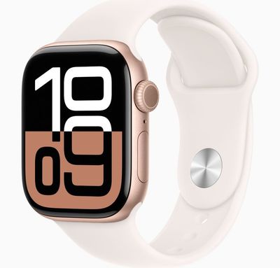 APPLE WATCH S10 46MM ROSE GOLD ساعة ابل جديدة