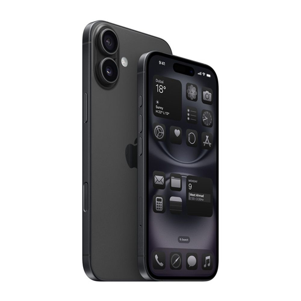 APPLE IPHONE 16 256GB BLACK ايفون جديد