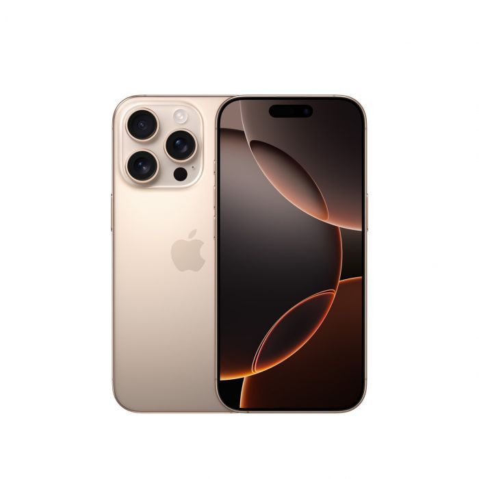 Apple iPhone 16 Pro – 128GB – Desert Titanium هاتف آبل جديد
