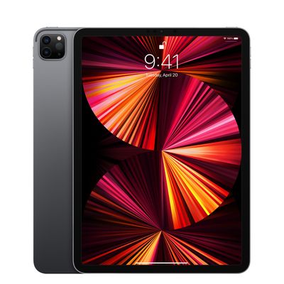USED iPad Pro 11-inch 3rd 256GB space Gray 85% SifI+ SIM ايباد مستخدم