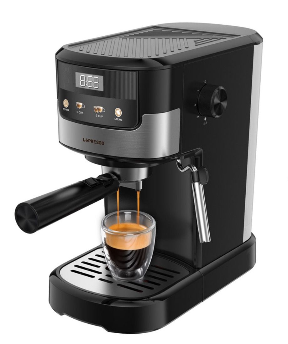 Lepresso Suprema Espresso Machine - Black