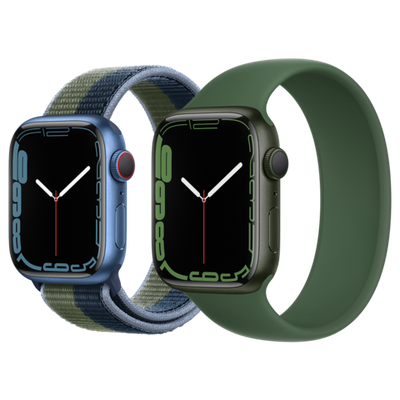 Used Apple Watch S7 41 &amp; 45MM SILVER ,,,BLUE