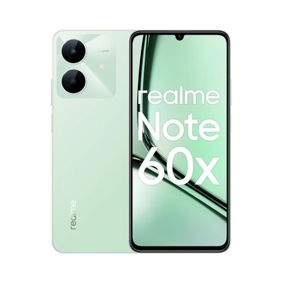 Realme Note 60X 3GB RAM - 64GB - GREEN هاتف ريلمي جديد