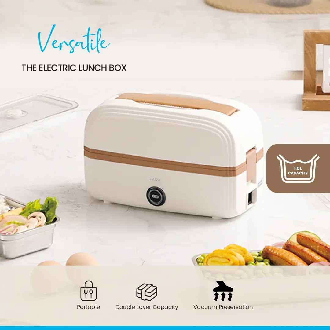 PAWA Versatile Electric Vacuum Lunch Box – 1L حافظة طعام كهربائية