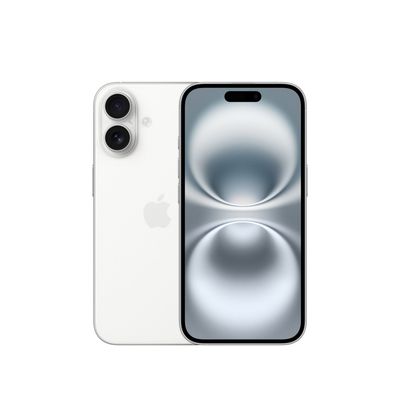 Apple iPhone 16 – 128GB – White هاتف آبل جديد