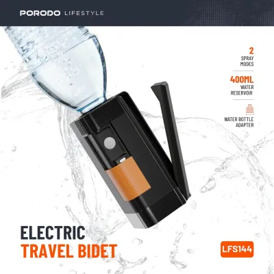 Porodo Lifestyle Electric Travel Bidet شفاط كهربائي محمول