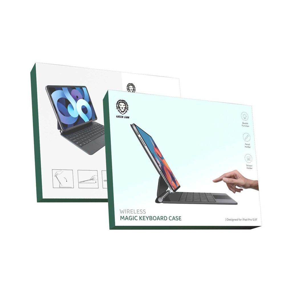Green Lion Magic Keyboard Case – Wireless – 10.9&quot; &amp; 11&quot;