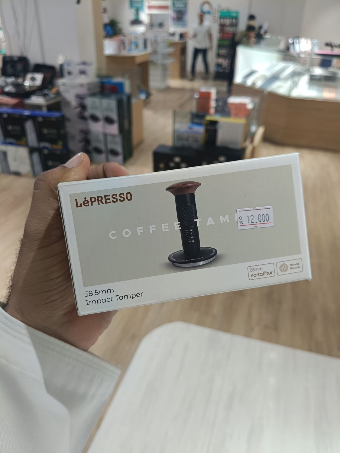LePresso 58.5mm Impact Coffee Tamper