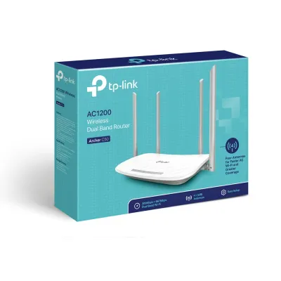 TP-Link Archer C50 | WiFi Router | AC1200, Dual Band, 5x RJ45 100Mb/s