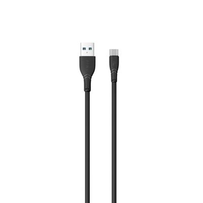 Pawa PVC 3A Data &amp; Quick Charging Type-C Cable 1.2M/4FT - Black