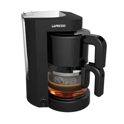 LePresso Duo Brew Coffee &amp; Tea Maker – Black آلة تحضير القهوة والشاي المزدوجة
