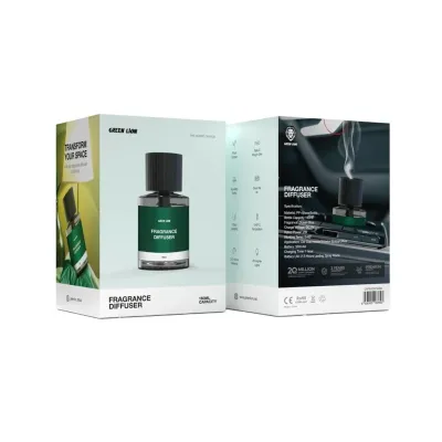 Green Lion Fragrance Diffuser - Ocean Blue, 2-3 Hours Working Time, Type C Plug-in, 160ml Lights - Blac