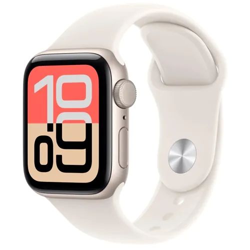 Apple Watch SE 3 – 40mm – Starlight ساعة آبل جديدة