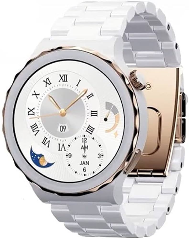 HainoTeko Germany RW-15 Ceramic Smart Watch ساعة جديدة نسائية