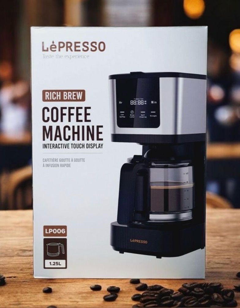 LePresso Rich Brew – ماكينة القهوة الذكية بشاشة لمس تفاعلية