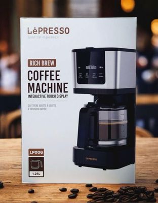 LePresso Rich Brew – ماكينة القهوة الذكية بشاشة لمس تفاعلية