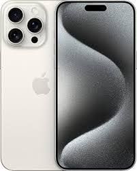 Used Apple iPhone 15 Pro – 128GB – White Titanium هاتف آبل مستخدم