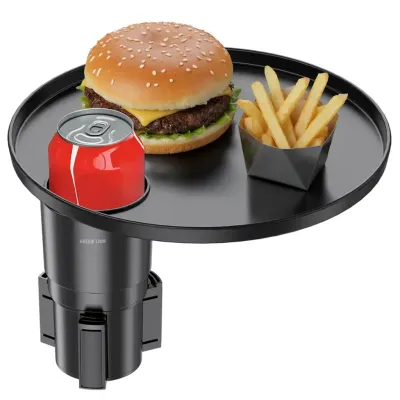 Green Lion Car Cup Holder Travel Tray – Universal Car Fit صينية جرين ليون للسفر وحامل أكواب السيار