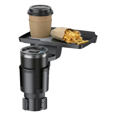 Green Lion 2-in-1 Cup Holder Tray Mate – Rotary – Universal Car Fit حامل أكواب وطاولة