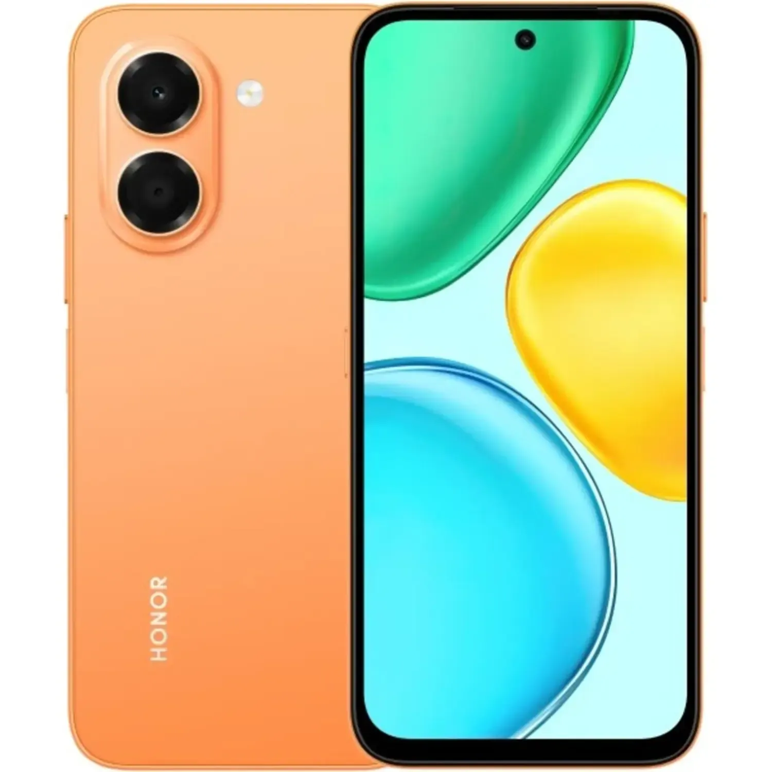 HONOR X7e – AI Button – 6GB RAM – 128GB – Dual SIM – sunrise orange  هاتف هونور جديد