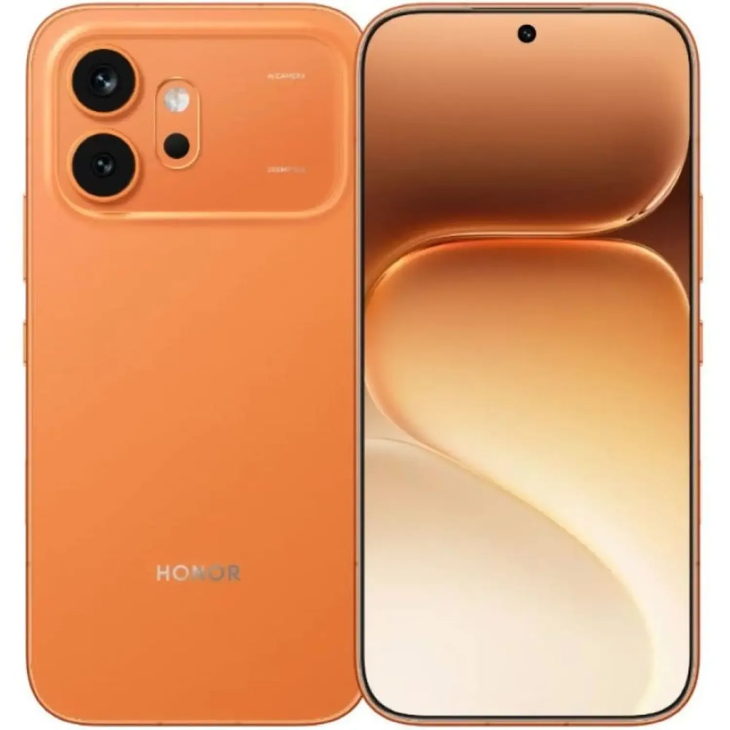 HONOR 600 5G – 8GB RAM – 256GB – Dual SIM – Orange هاتف هونور جديد