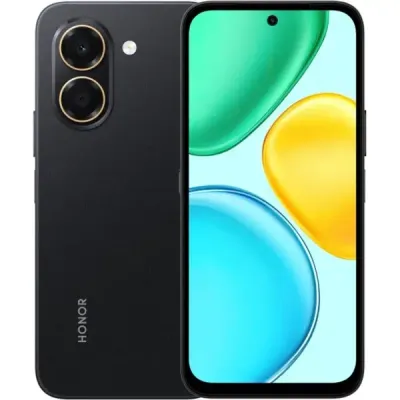 HONOR X7e – AI Button – 6GB RAM – 256GB – Dual SIM – Midnight Black هاتف هونور جديد