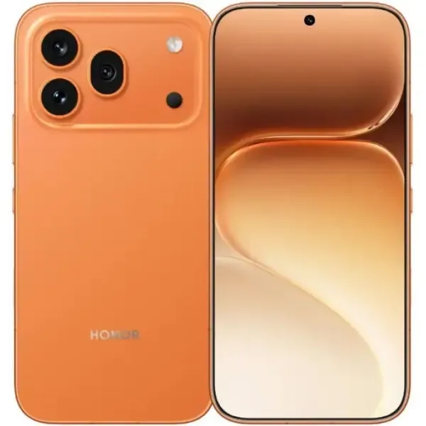 HONOR 600 Pro 5G – 12GB RAM – 512GB – Dual SIM – Orange حهاز هونور جديد