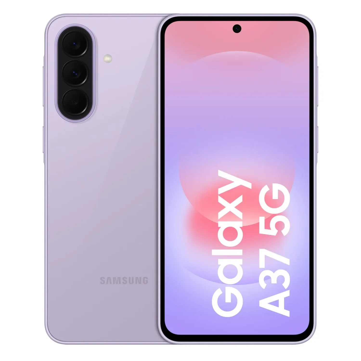 SAMSUNG  GALAXY  A37 (5G)  8GB/256GB  AWESOME LEVENDER  AND BLACK  هاتف سامسونج جديد