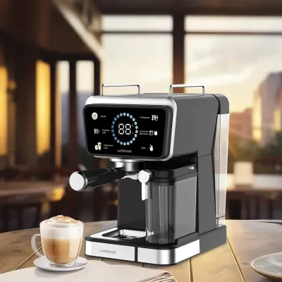 LePresso Réveil Hot &amp; Cold Brewing Coffee Machine, Black -ماكينة صنع قهوة اسبريسو