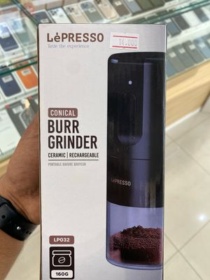 LePRESSO Conical Burr Grinder/Ceramic/Rechargeable -طحانة الكترونية