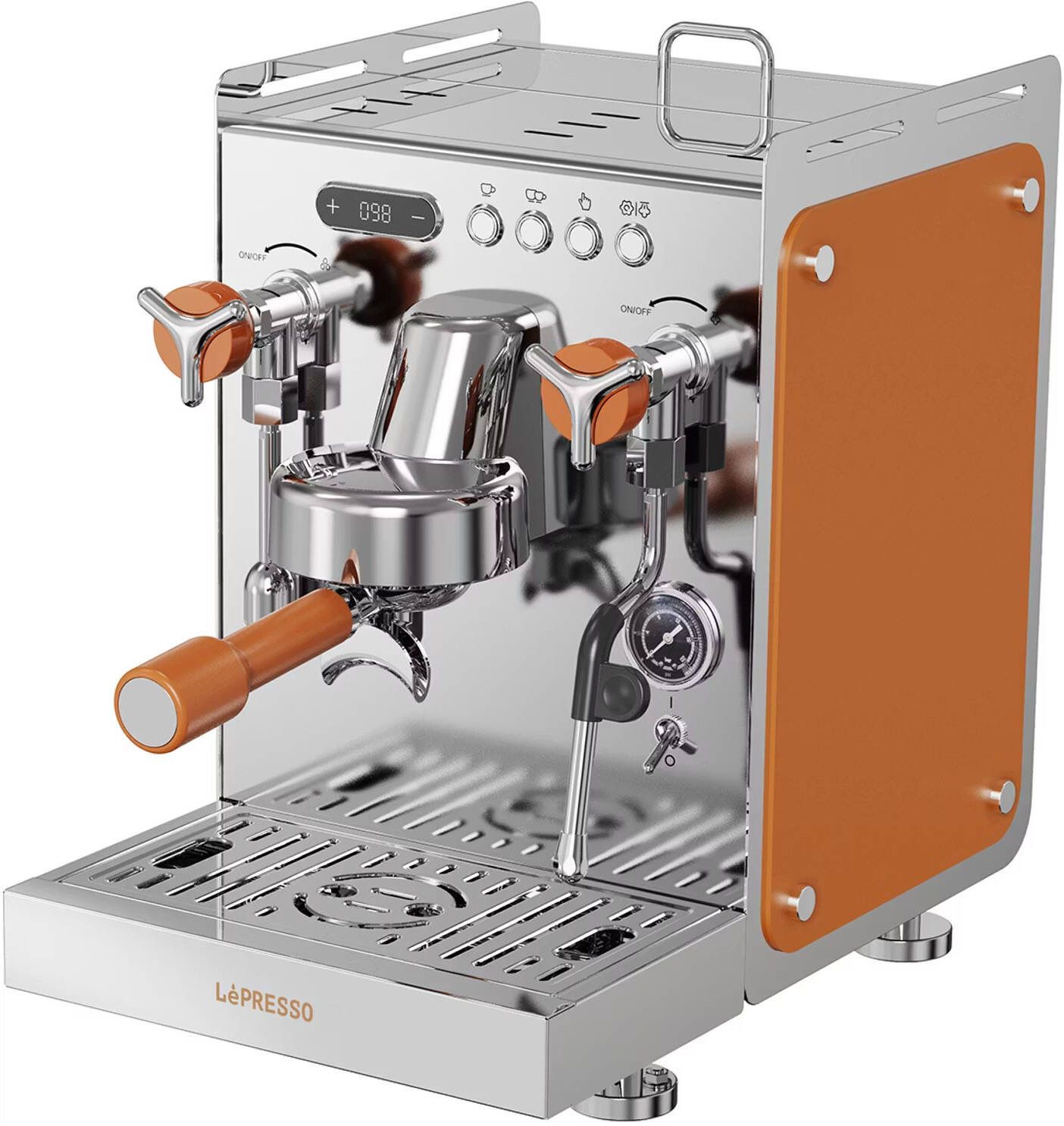 LePresso Commercial-Home Espresso Machine..Orange