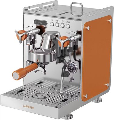 LePresso Commercial-Home Espresso Machine..Orange