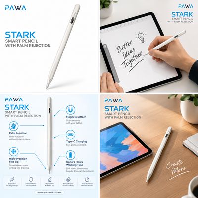 Pawa Strak Smart Pencil with Palm Rejection