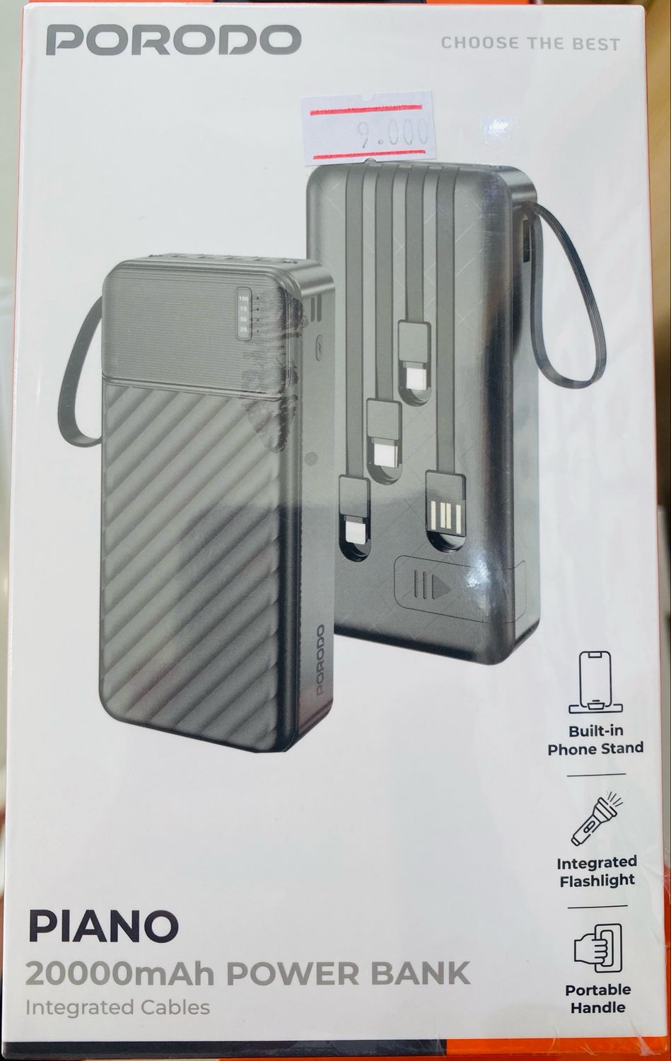 PORODO PIANO-20000mAh Power Bank 