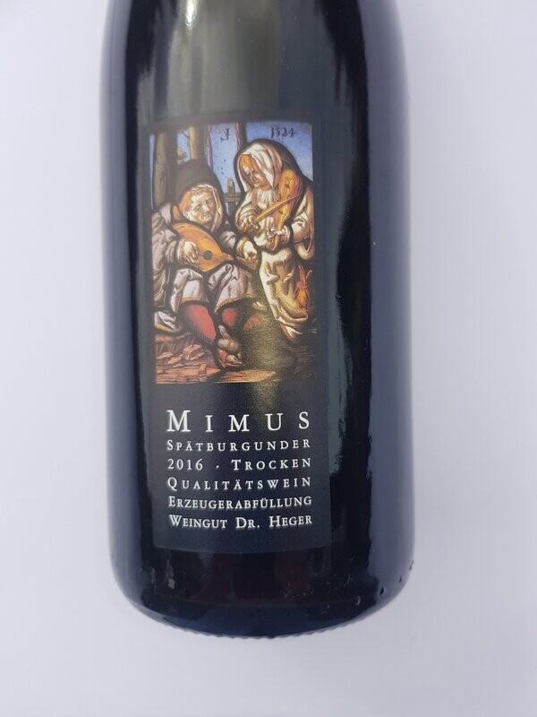 Dr.Heger Mimus Ihringer Winklerberg Spätburgunder 2016 VDP.Erste Lage