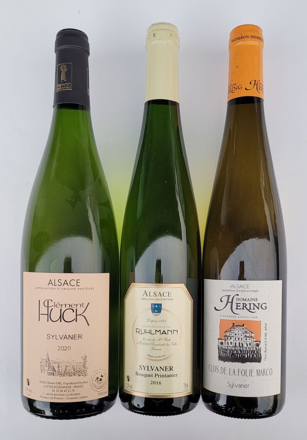 Sylvaner-Probierpaket Elsass Huck-Ruhlmann-Hering