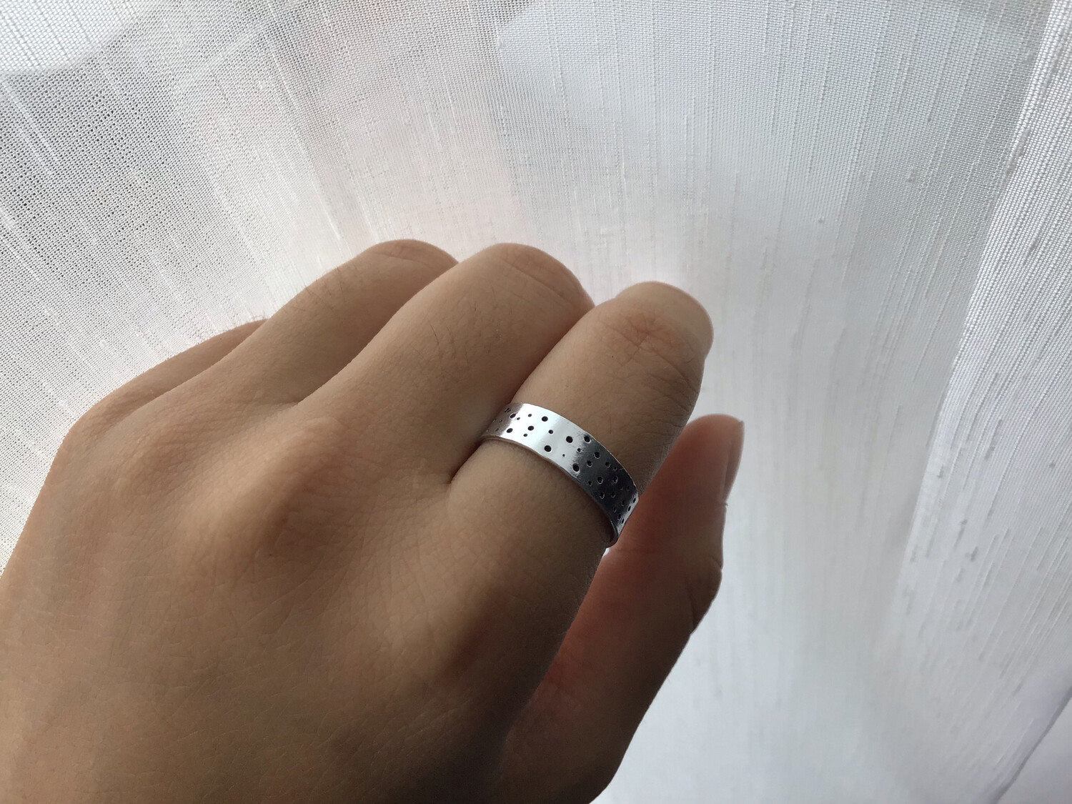 Flat Dotted Ring