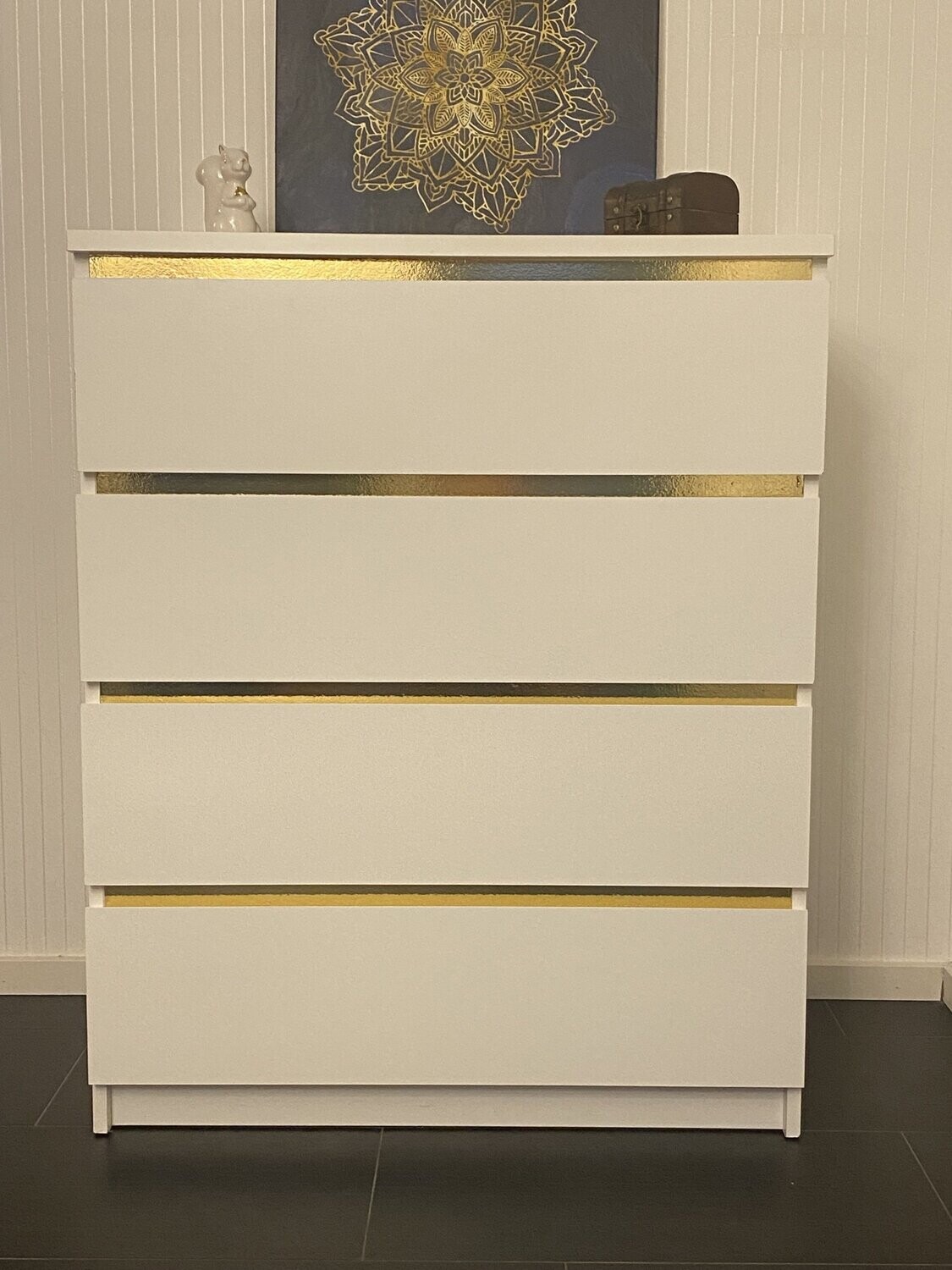 3er Malm Stripes metallic